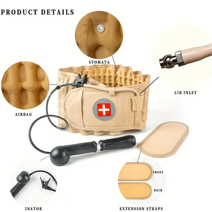 Spinal Air Traction Belt with (Manual Air Pump)